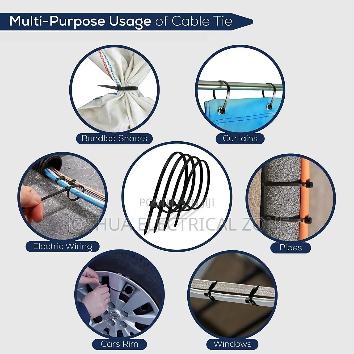 Cables Ties Nylon 3×100mm to 8×500mm Available