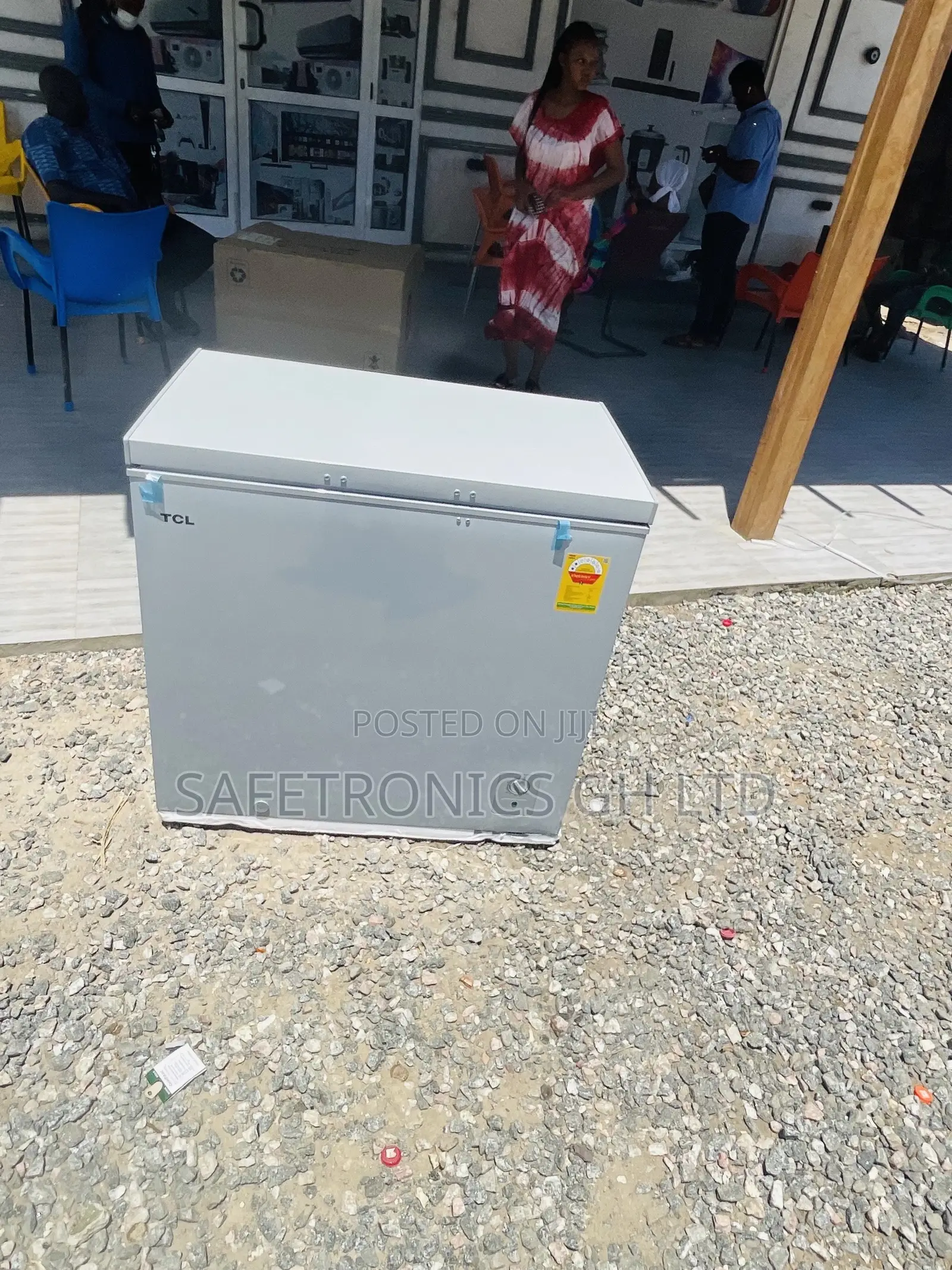 Sealed Singledoor TCL 208 Gray Electric Chestfreezer