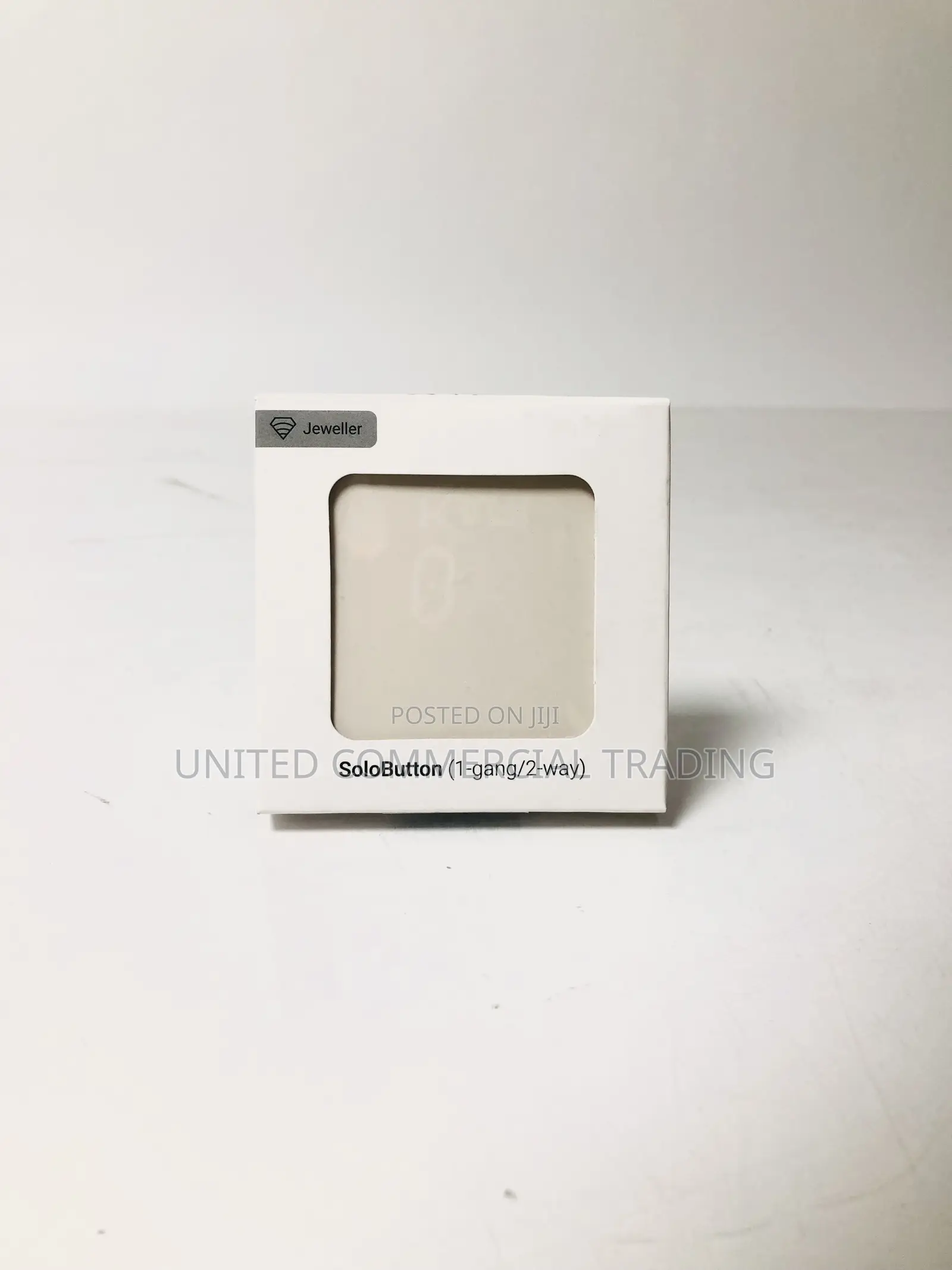 Ajax Solo Button (1-Gang/2-Way Ivory)