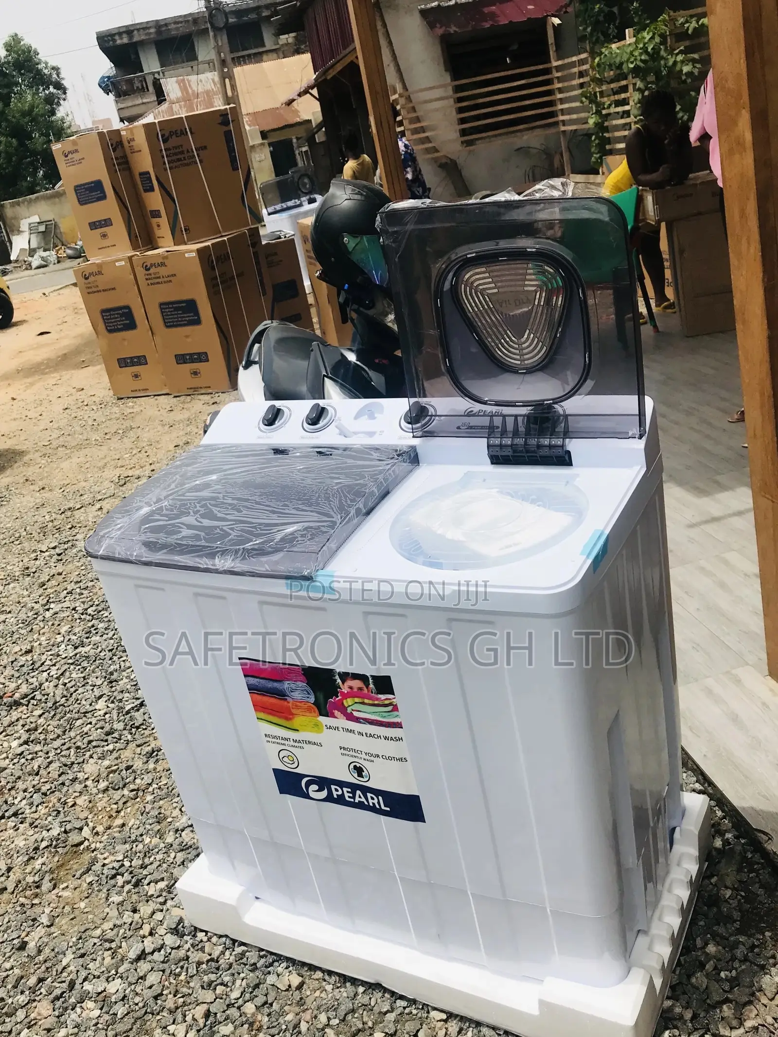 Semiautomatic 15kg Topload Pearl Electric Washingmachine