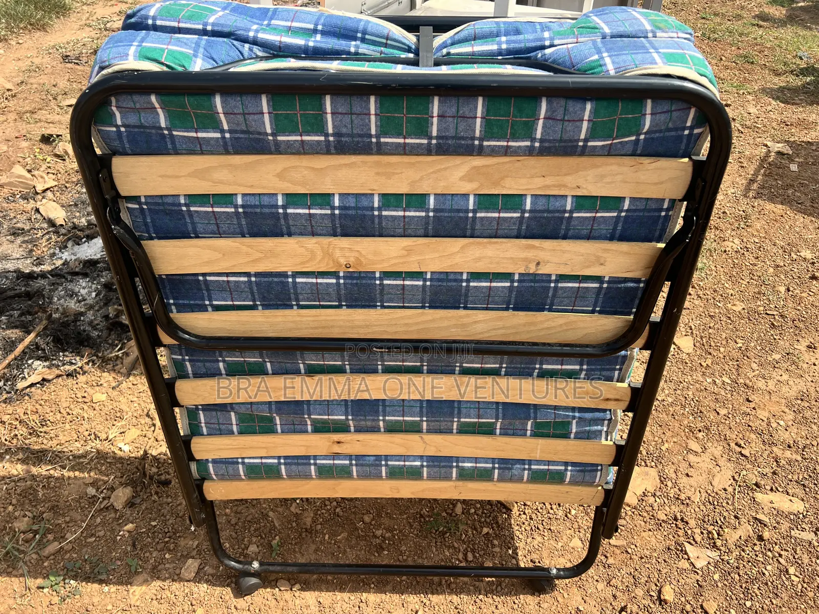 Uk Used Foldable Bed With Mattress in Adenta Furniture, Bra Emma One