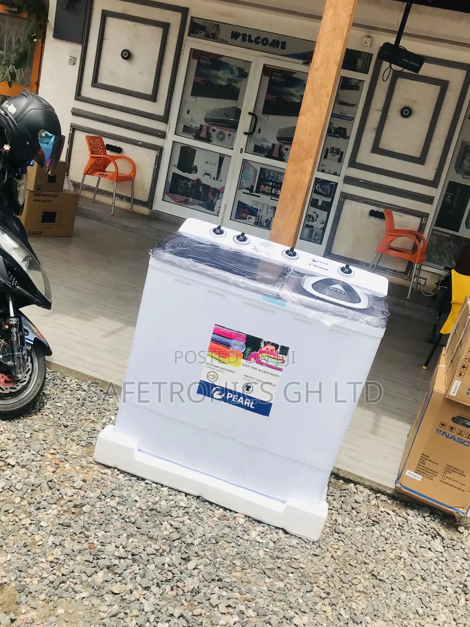 Sealed 15kg Pearl Semiautomatic Topload Washingmachine
