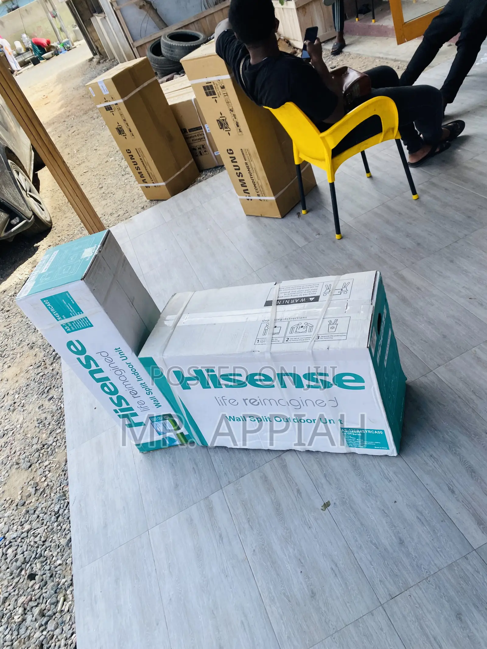 Energy Efficient Hisence 2.0hp Split Type Ac(White).