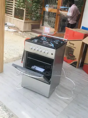 4 Gas Cooker Oven With Grill Volcano Gray 50x50