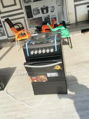 4 Gas Cooker Oven With Grill Volcano 50x50 Glass Lid
