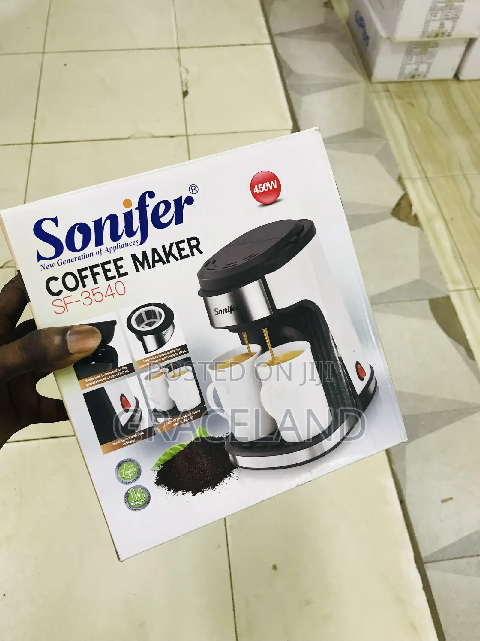 This Is Original Sonifer Coffee Maker Sf-3540-450watt