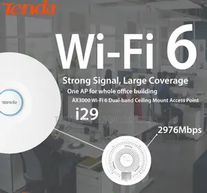 Tenda Ax3000 Wi-fi 6 Long-range Access Point Dual Band