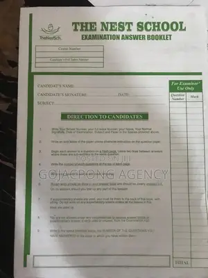 Customized Answer Sheet and Shading Paper