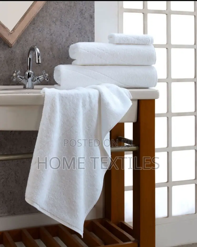 Soft and Sweet White Bath Towels