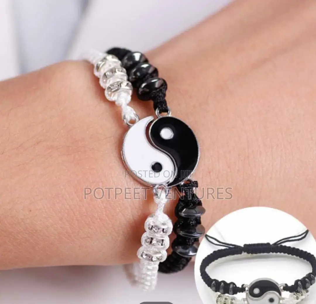 Yin Yang Soulmate Couple Friendship Love Magnetic Necklaces Bracelet