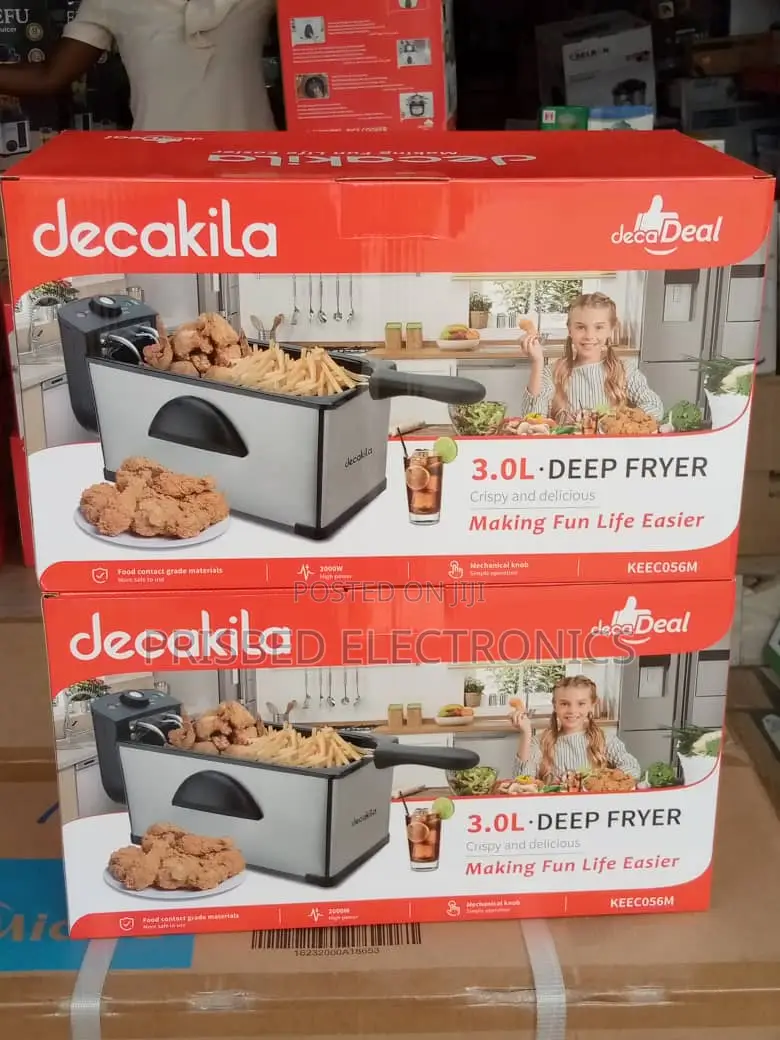 Decakila Durable Deep Fryer 3.0 Litres