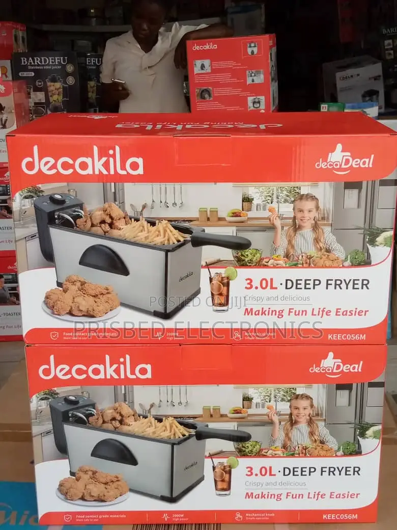 Decakila Durable Deep Fryer 3.0 Litres