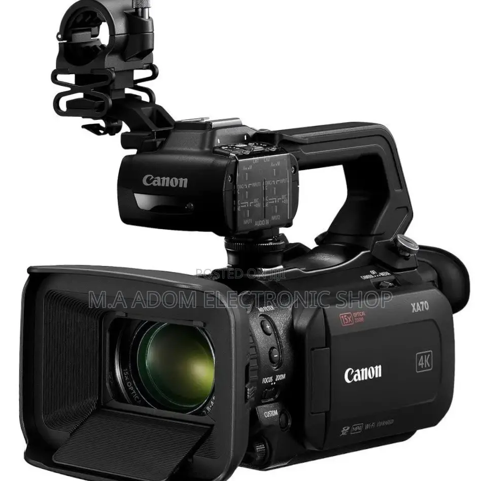 High Quality Canon Xa70 Uhd Professional Video Camera.