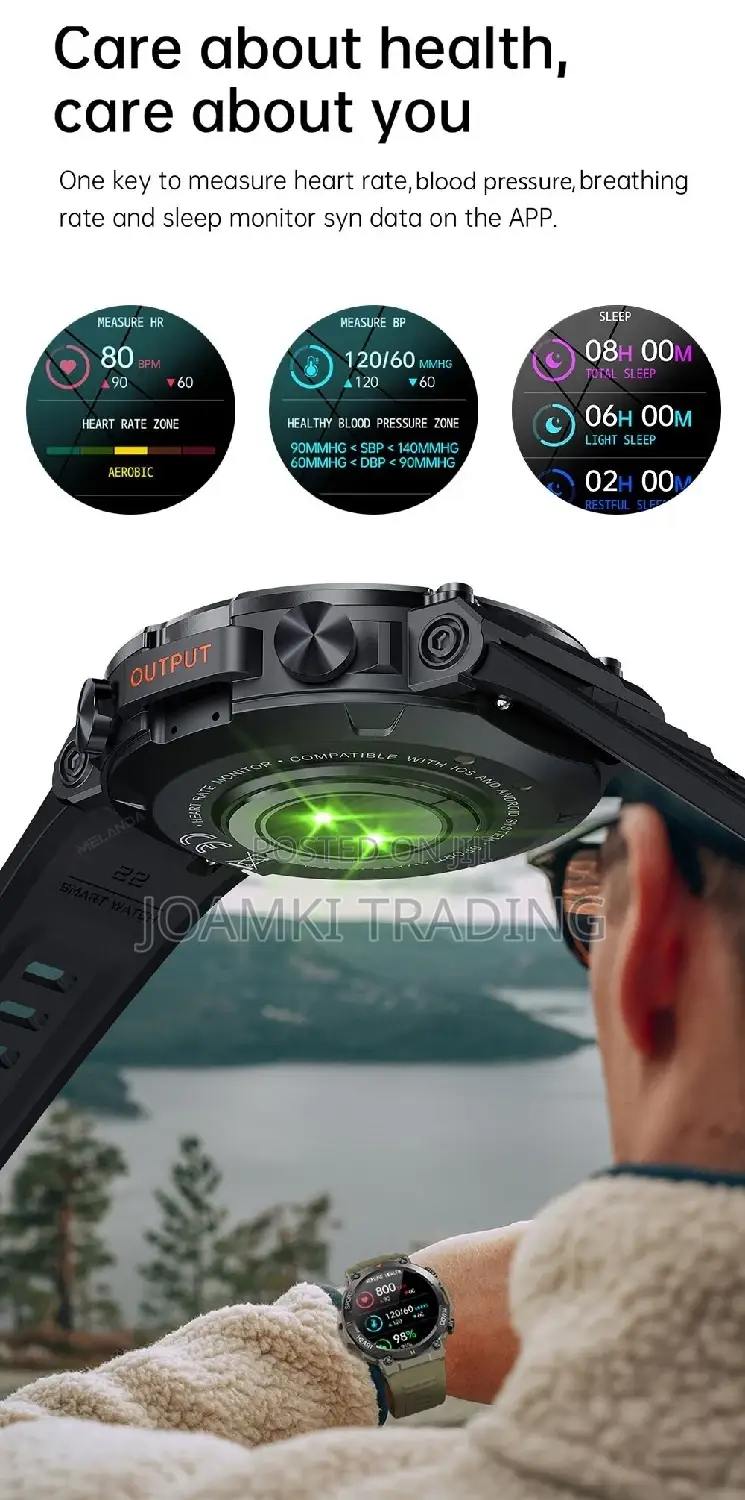 1.39 Inch Hd Bluetooth Call Smart Watch , Ip67, Android, Ios