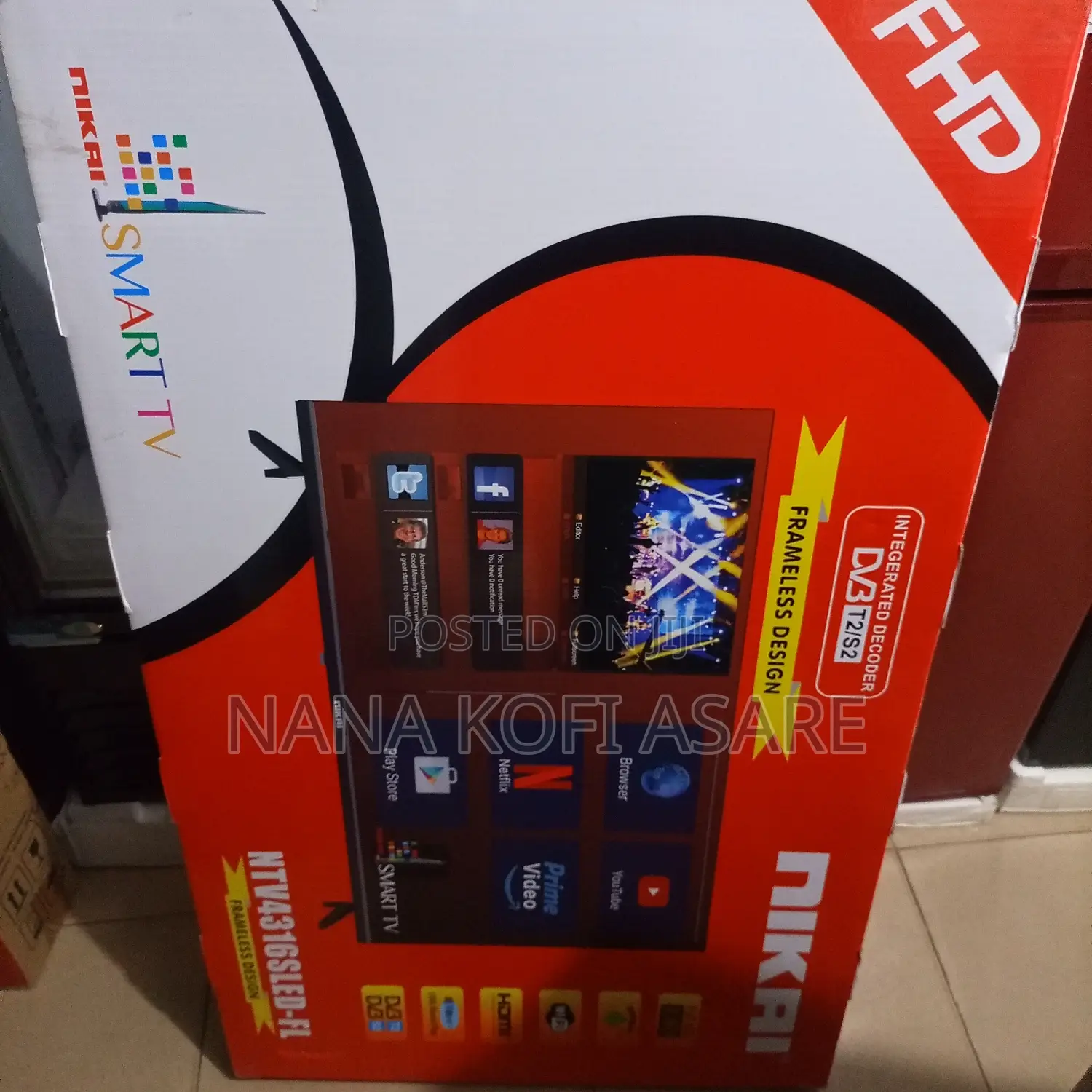 Nikai 43inch Tv Smart