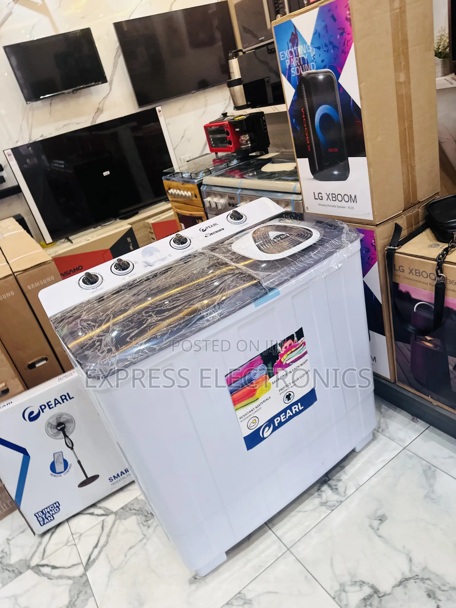 Big Capacity 12kg Topload Washing Machine Pearl