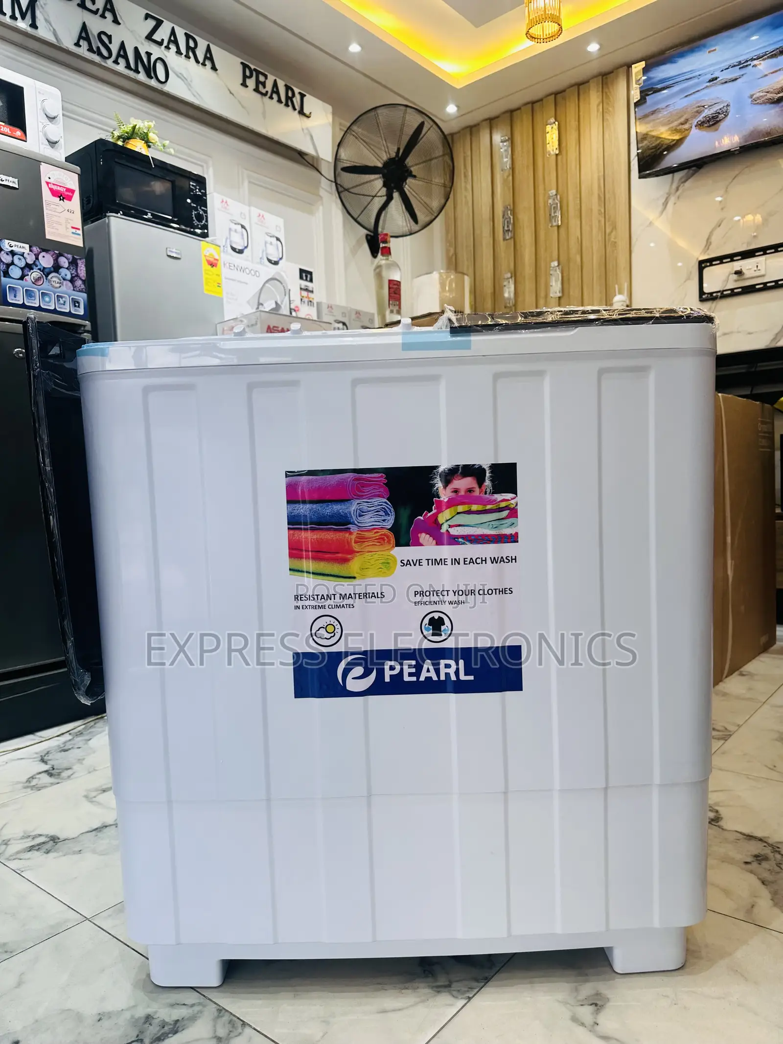 Wash and Spin Tub Topload Pearl 12kg