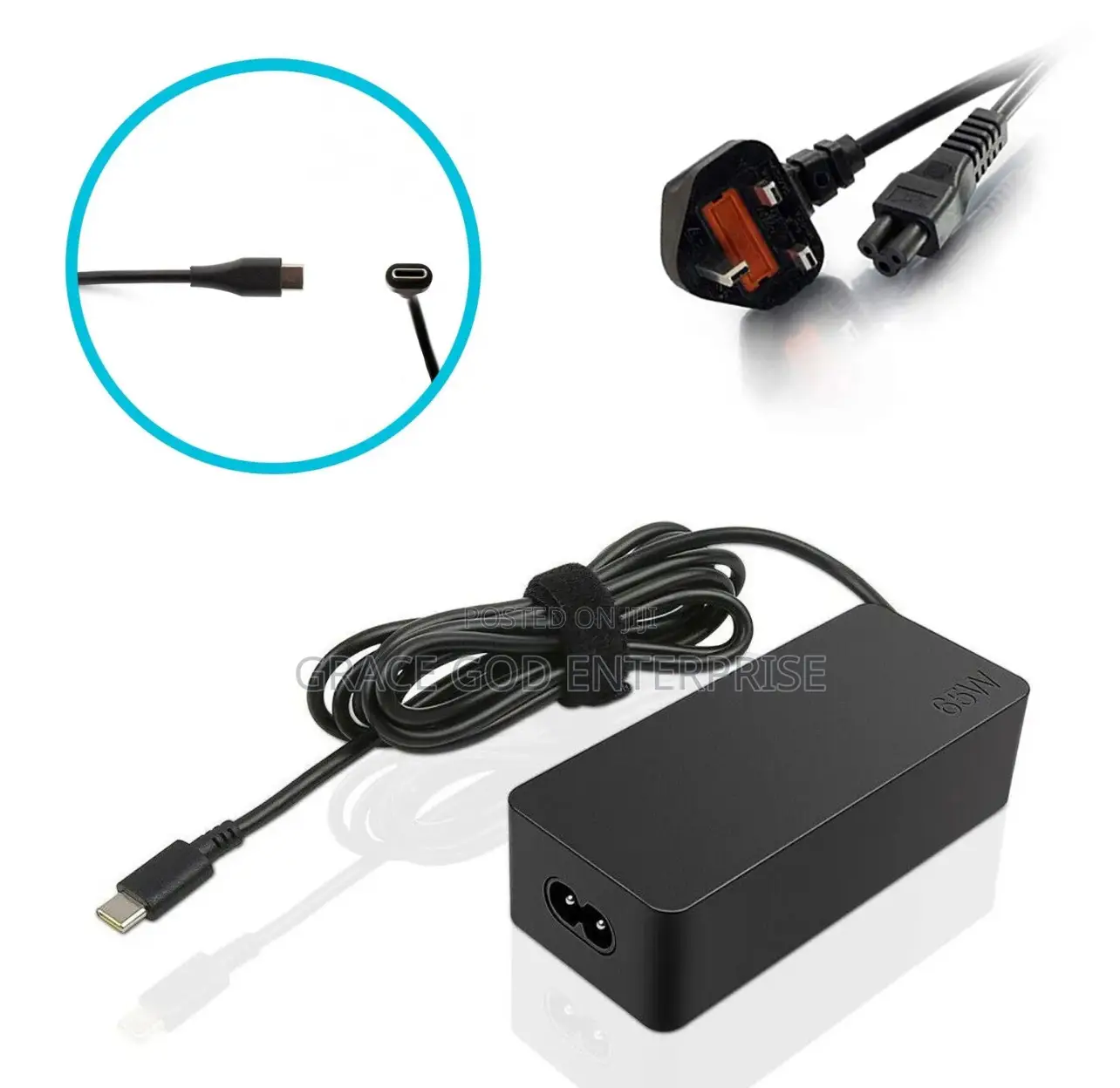 Original Lenovo Type C 45w Charger