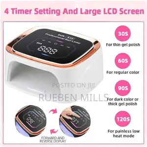 Rechargeable Sun S10 Professional Nail Dryer UV LED Gel Lamp