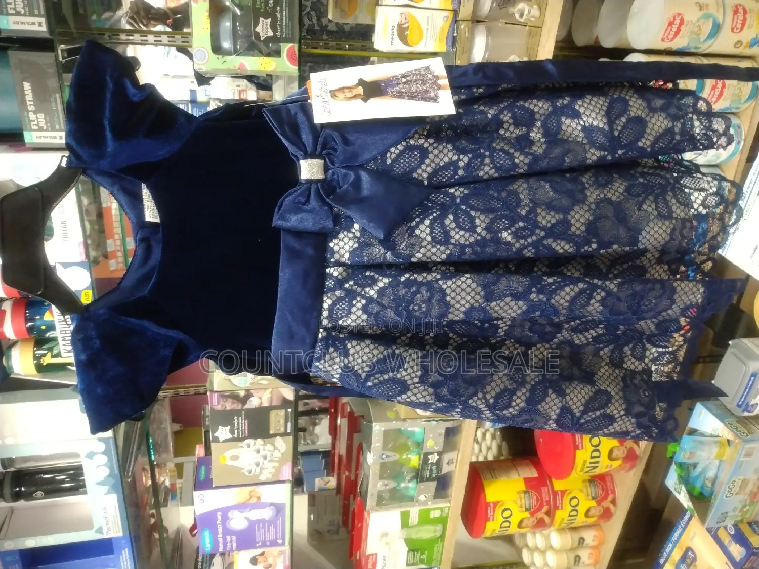 Jona Michelle Girls 1pc Lace Dress Size 2