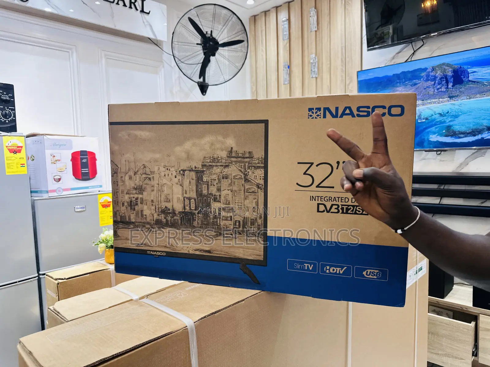 Very Cool Price Nasco Tv FHD Satellite 32”