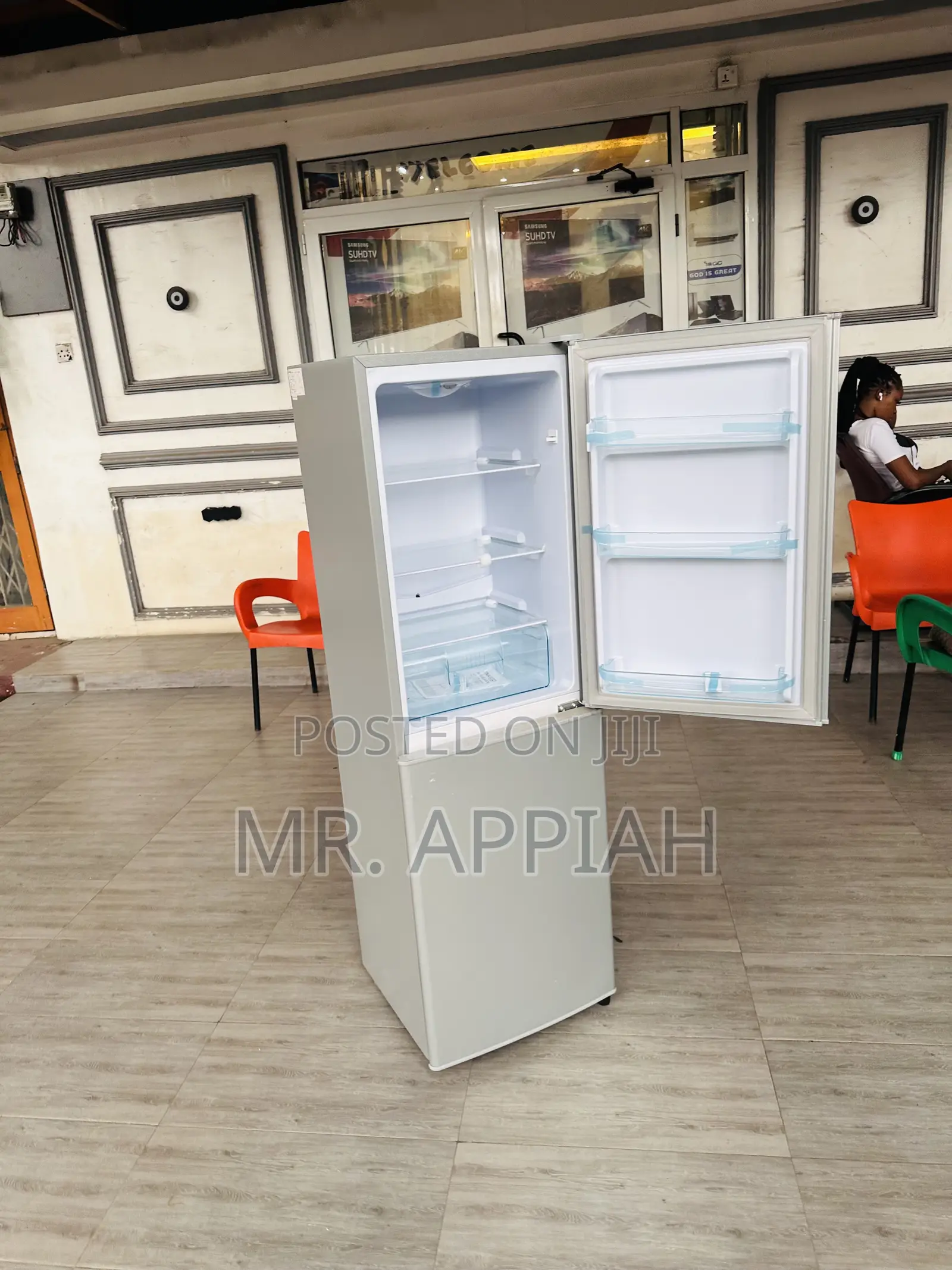 Energy Saving Nasco Nas 2-20fl Double Door Refrigerator.