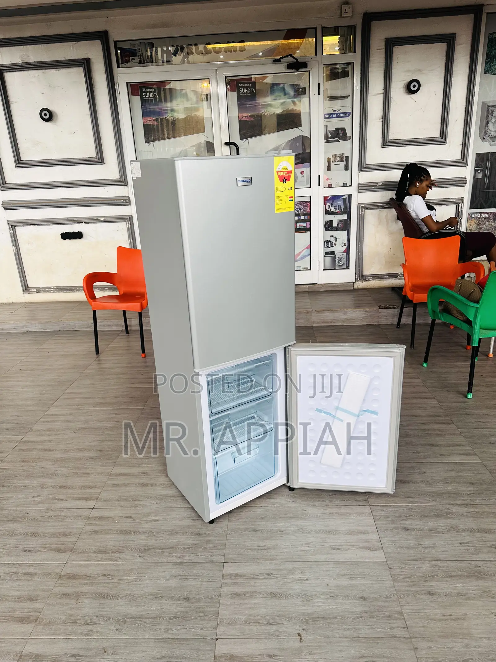 Energy Efficient Nasco Double Door Refrigerator(Nas 2-20fl)