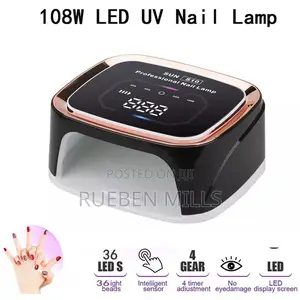 108W Sun S10 Rechargeable UV LED Gel Polish Nail Dryer Lamp