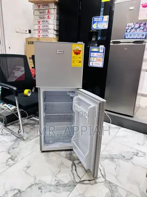 Durable Nasco Double Door Refrigerator(Nas 2-13fl)Gray.