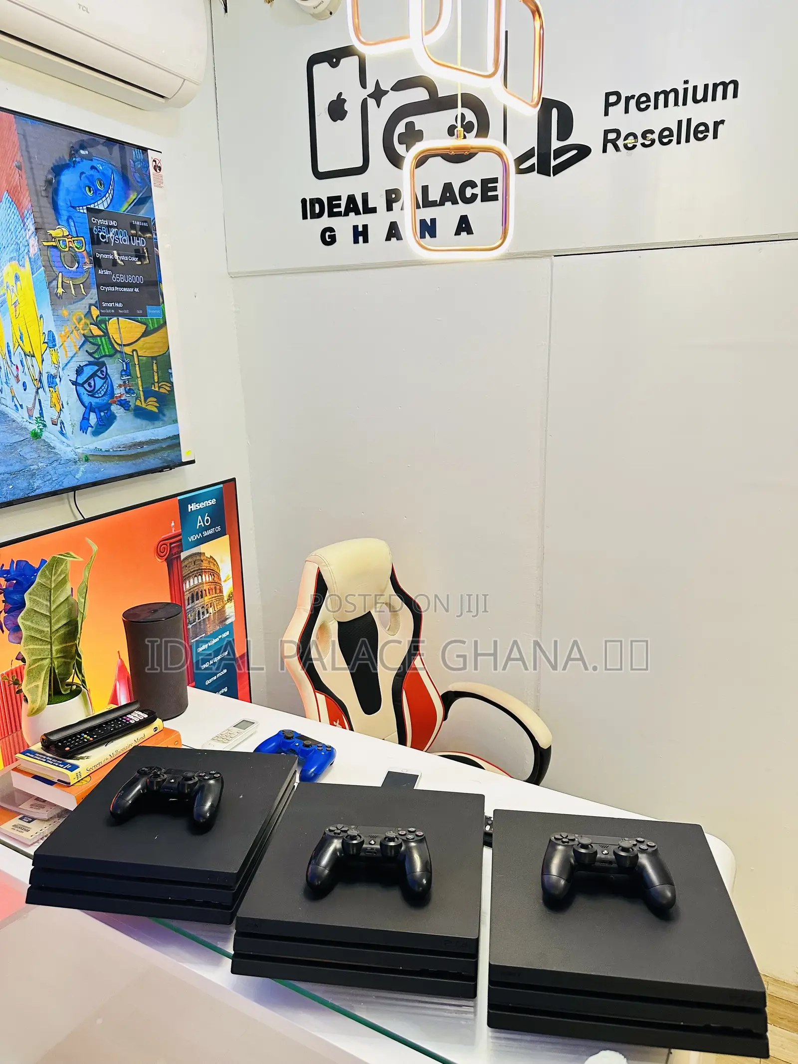 Playstation 4 Pro With 5 Games