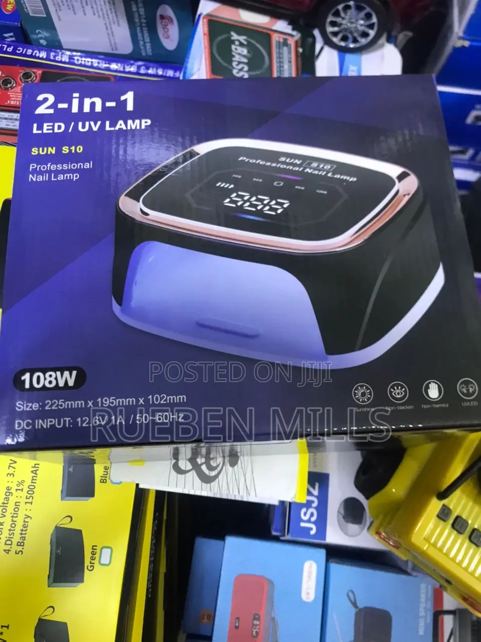 New Design Rechargeable 108W Sun S10 Gel Machine Nail Dryer