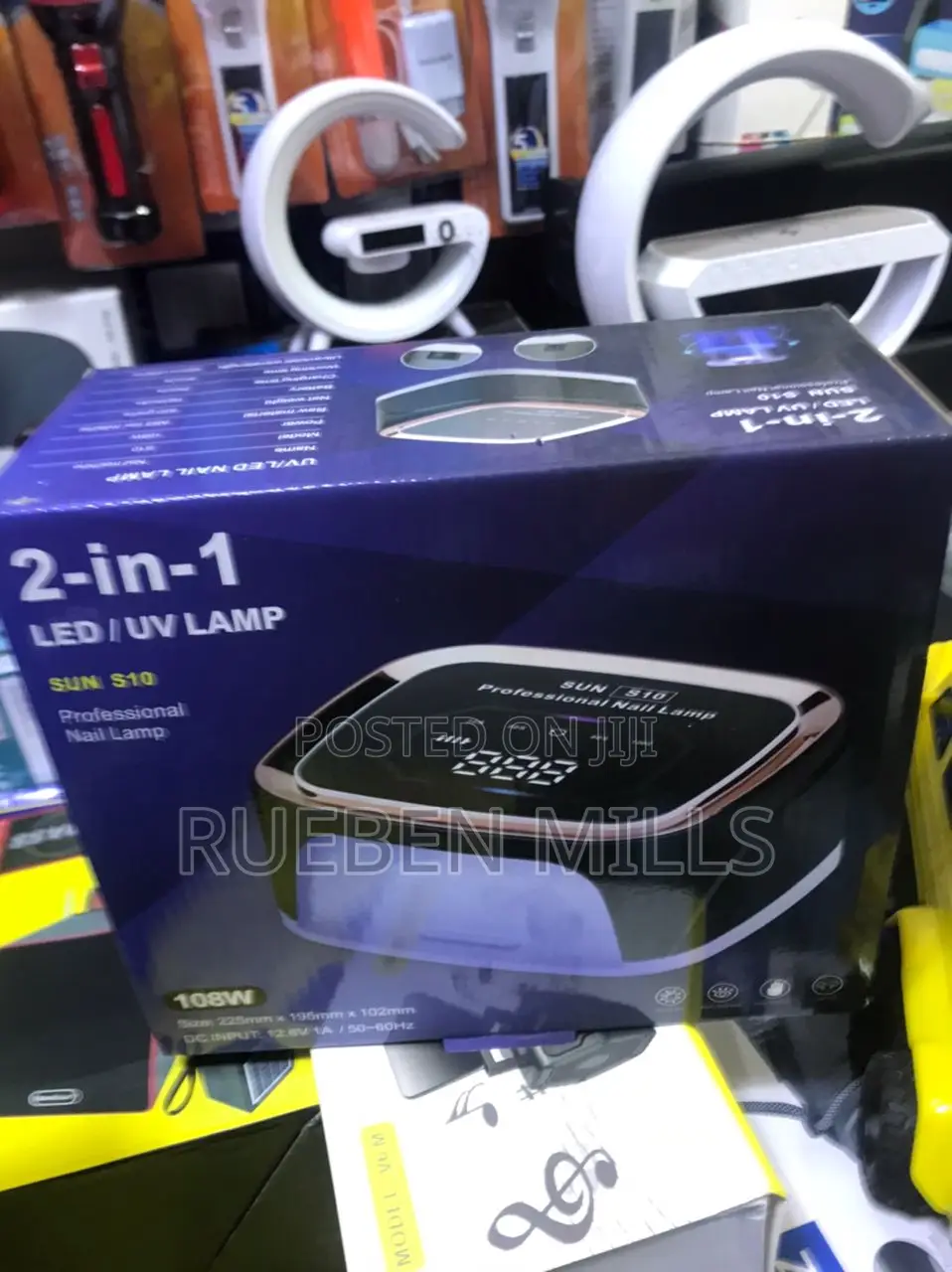 New Design Rechargeable 108W Sun S10 Gel Machine Nail Dryer