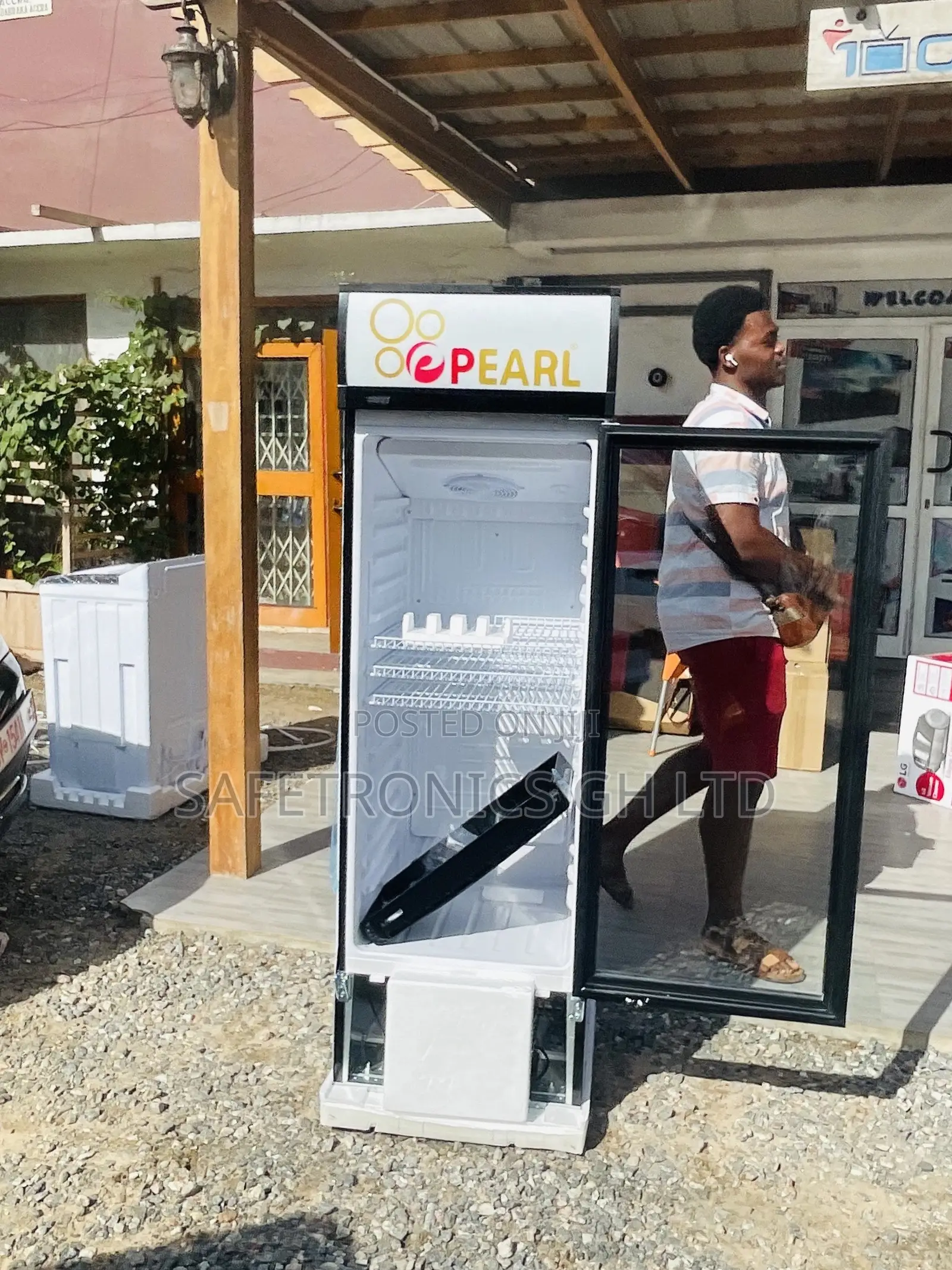 Pearl Singledoor Glass PVC-316 Electric Display Fridge