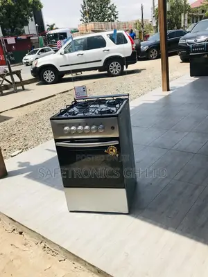Glass Lid 4 Gas Cooker Oven With Grill Volcano 50x50