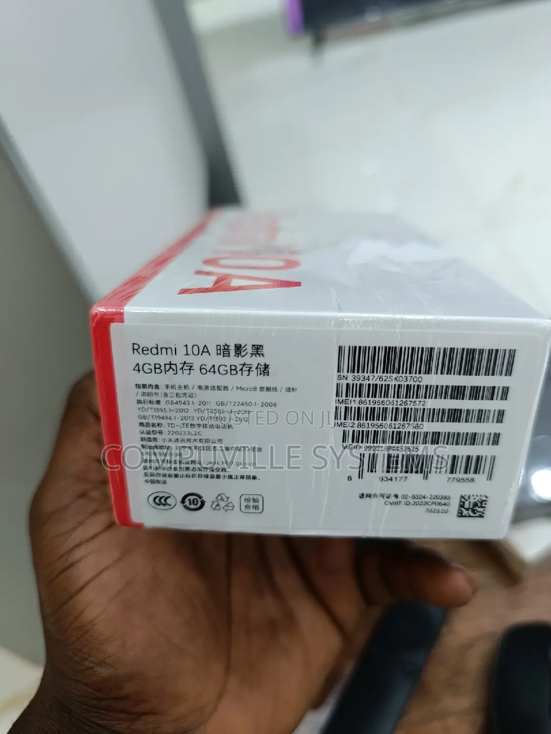 New Xiaomi Redmi 10A 128 GB Black
