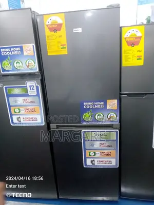 Nasco 170 Littres Double Door Fridge
