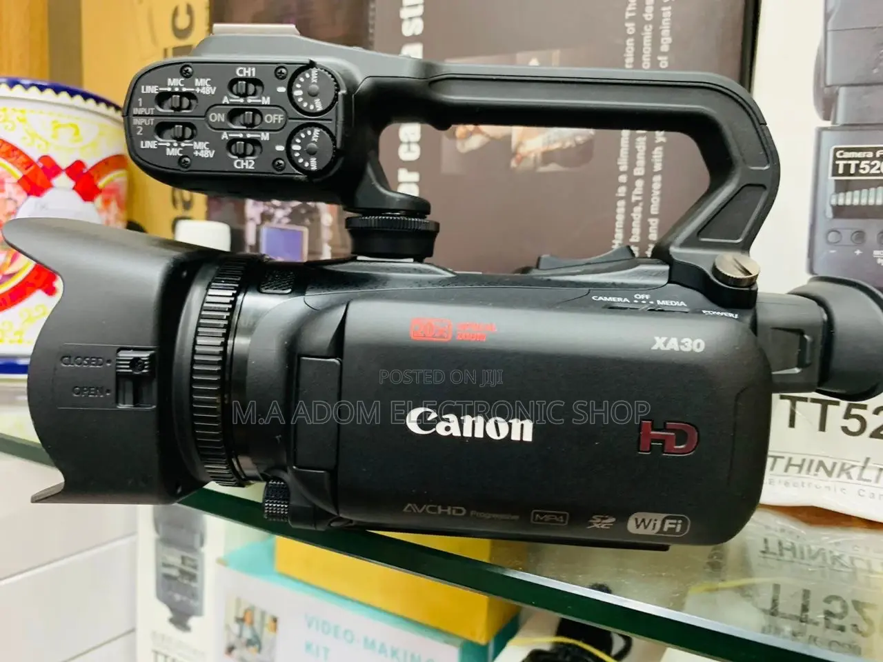 Fresh in Box Canon Xa30 Professional Handheld Video Camera.
