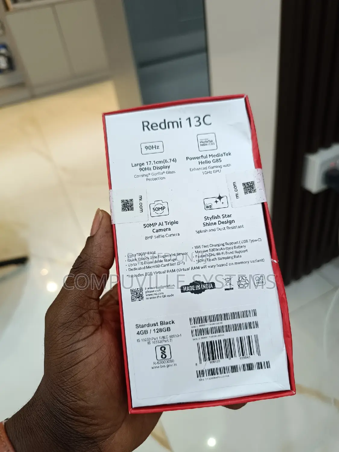 New Xiaomi Redmi 13C 128 GB Black