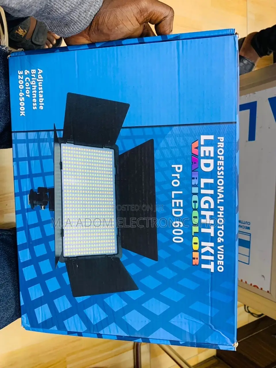 Well Design Pro Led 600 Photo Video Led Light Kit.