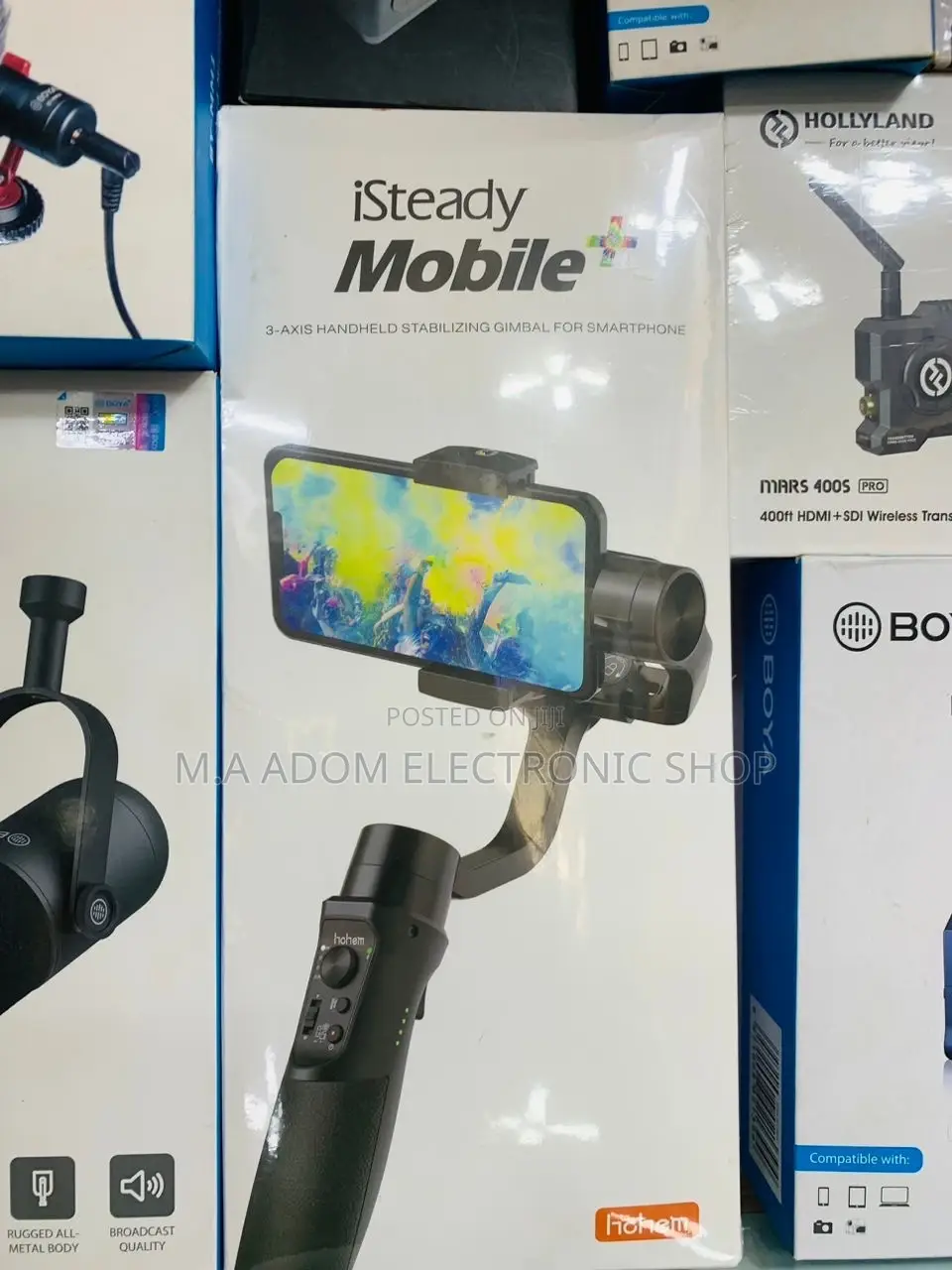 High Quality Hohem Isteady Mobile+ 3-Axis Smartphone Gimbal.