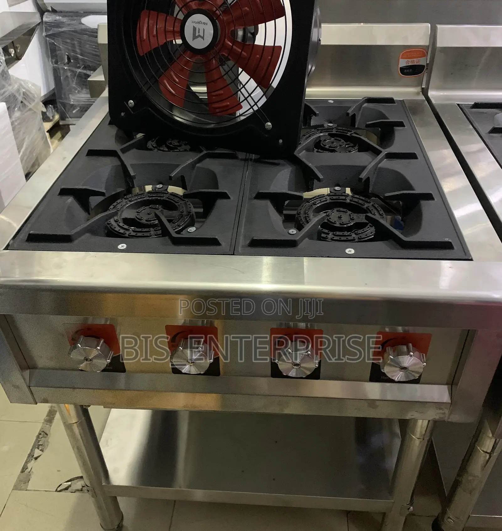 4 Burner Gas Stove Cooker