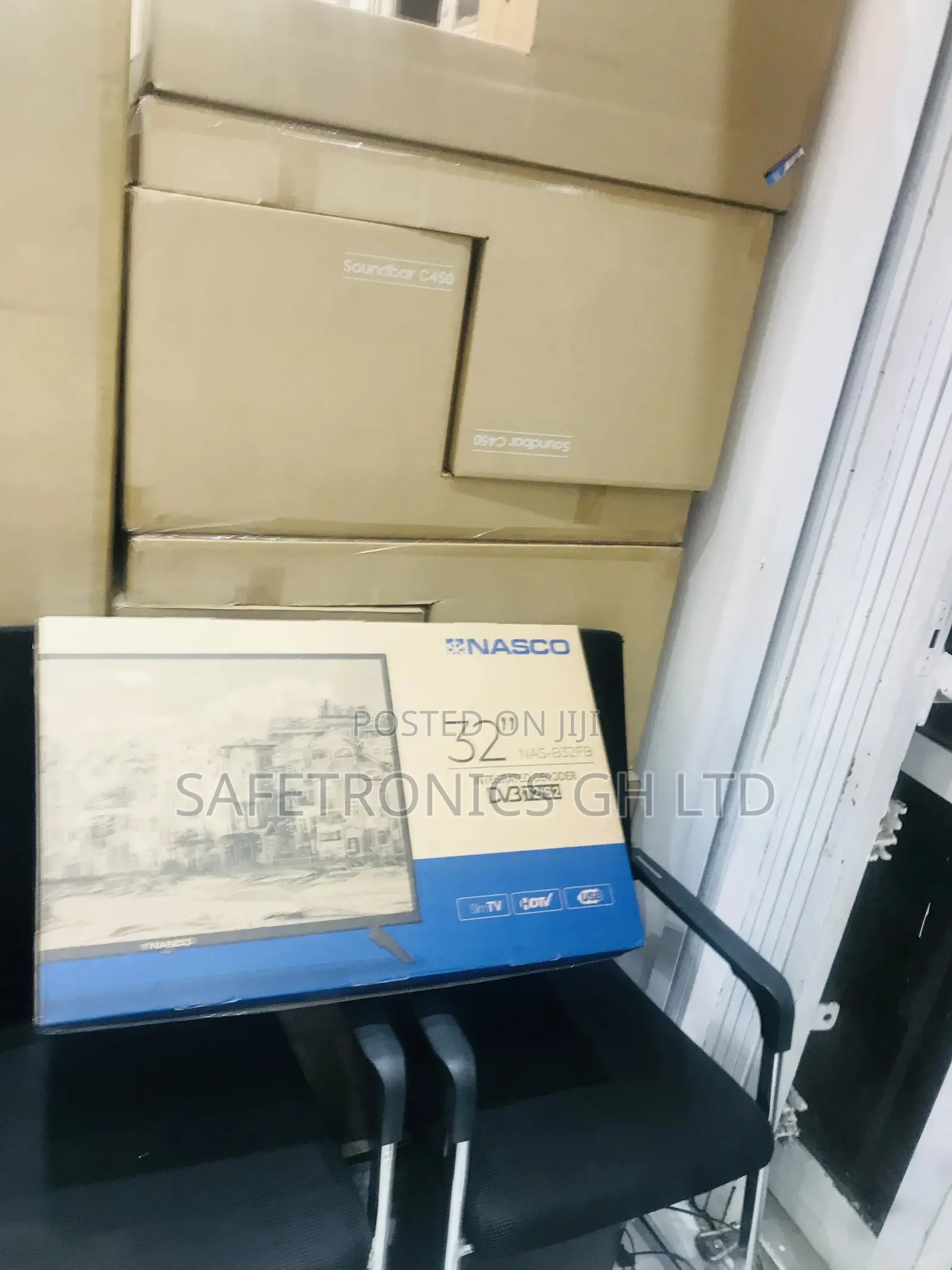 32 Inches Glossy Black Full HD Digital Nasco Electric Tv