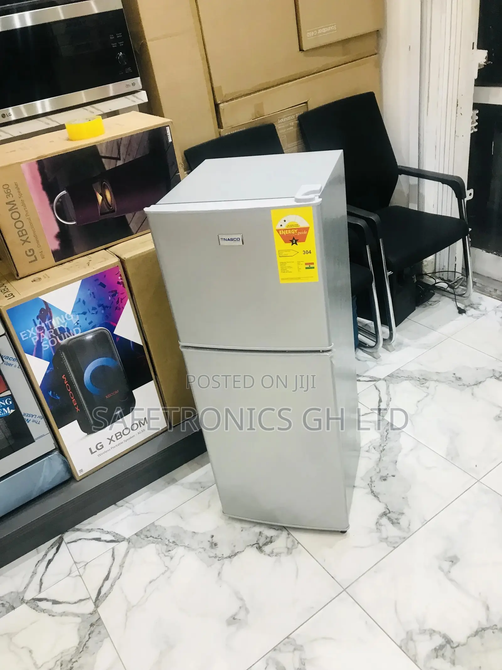 Topfreezer Nasf2-13fl Gray Nasco Doubledoor Fridge