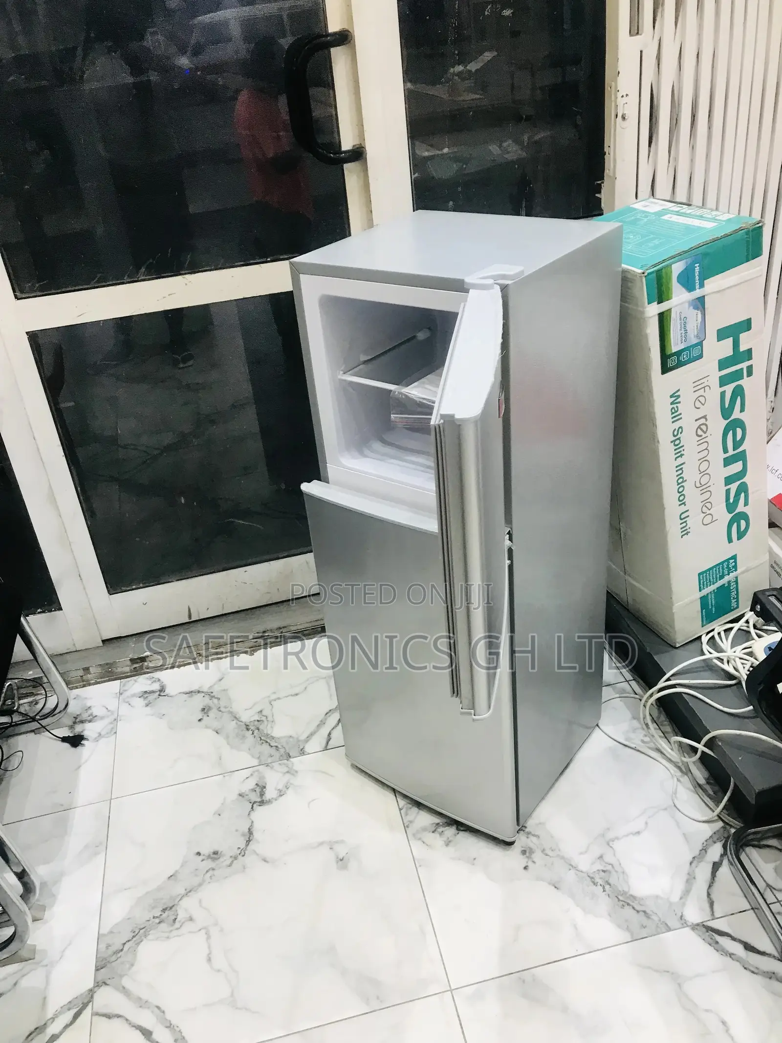 Doubledoor Topfreezer Nasf2-13fl Gray Nasco Fridge