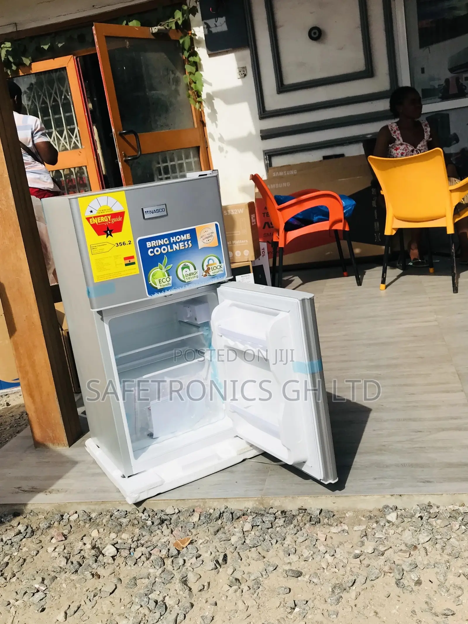 Doubledoor Nasf2-120 Gray Topfreezer Nasco Fridge