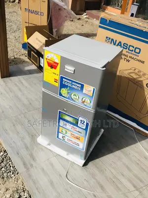 Doubledoor Nasco Gray Nasf2-120 Topfreezer Fridge