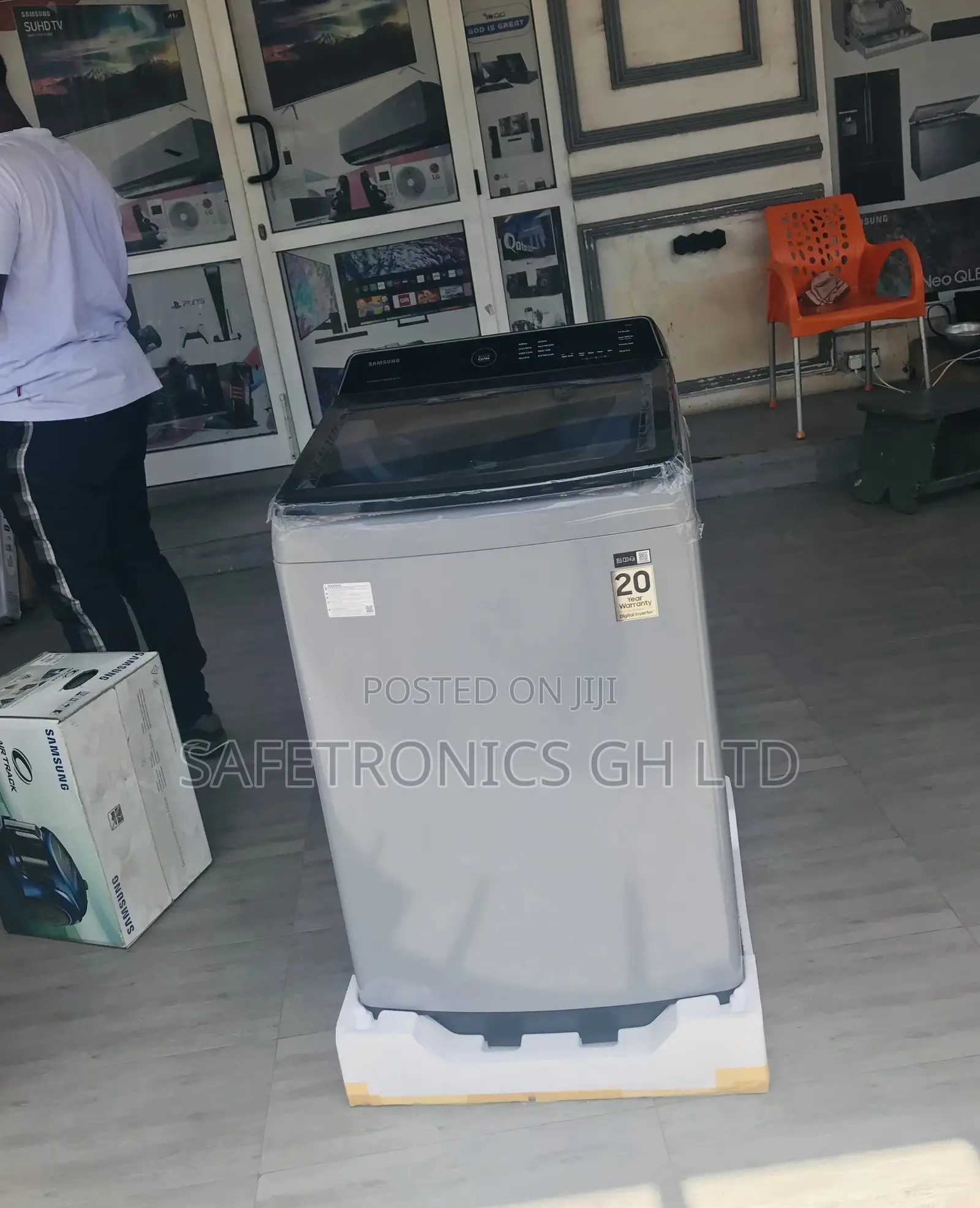 13kg Topload Fullyautomatic Samsung Gray Washingmachine