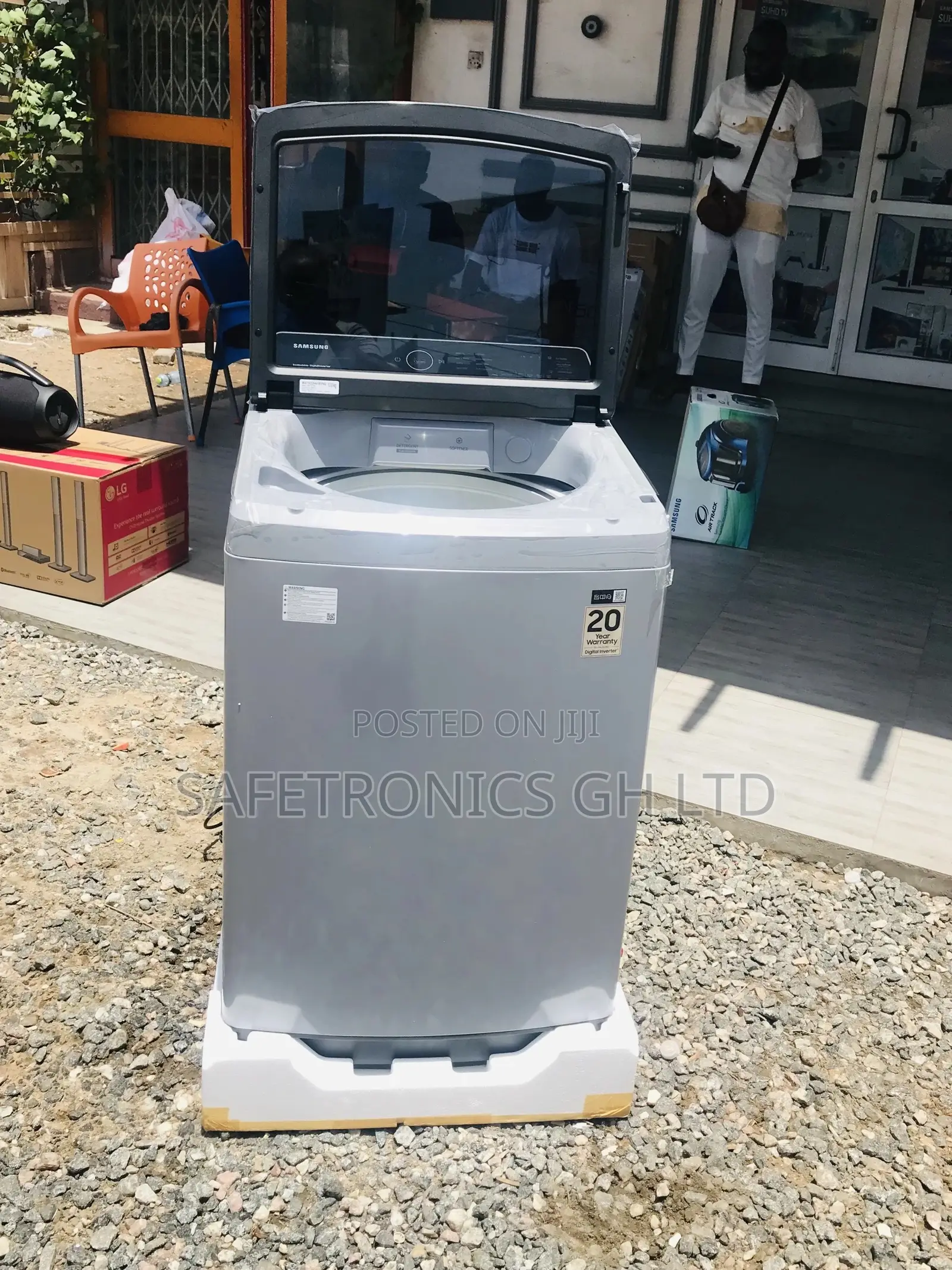 Fullyautomatic 13kg Topload Samsung Gray Washingmachine