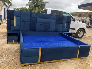 King Size Bed Frame and Side Drawers