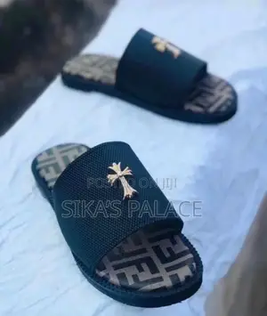 Executive Black Slippers
